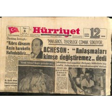 Gökçe Koleksiyon Hürriyet Gazetesi - 6 Eylül 1964 - 6 Aydır Uyuyan Adam Dün Uyandı GZ110292