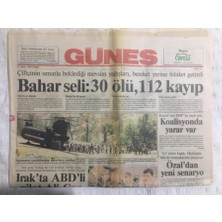 Güneş Gazetesi 17 Mayıs 1991 - Özaldan Yeni Senaryo - GZ19951