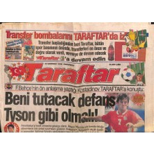 Taraftar Gazetesi 10 Haziran 1996 - Beşiktaşta Safar Tekrar Gündemde - Taraftar , Kubi Için Yönetime Isyan Etti  GZ123192