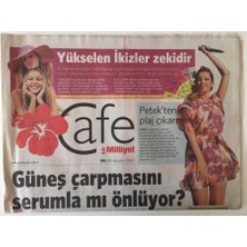 Milliyet Gazetesi Cafe Eki  28 Ağustos 2007 - Petekten Plaj Çıkarması , Rafet Yönetti Izel De Oynadı   GZ28004