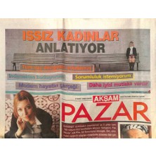 Akşam Gazetesi Pazar Eki 8 Mart 2009 - Türkan Saylan  Ümitsizlik ve Yorgunluğu Yasakladım    GZ100003