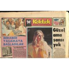 Gökçe Koleksiyon Hürriyet Gazetesi Kelebek Eki 26 Eylül 1977 - Füsun Önal ve Cem Karaca Yine Ekranda GZ114877
