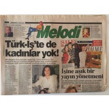 Gökçe Koleksiyon Türkiye Gazetesi  Melodi Eki 6 Aralık 1995  -  Türk-Işte De Kadınlar Yok ! GZ22309