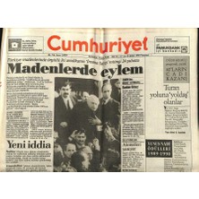 Cumhuriyet Gazetesi 12 Şubat 1990 - Mike Tyson , James Buster Douglasa Yenildi , Ancak Unvanını Şimdilik Rakibine Kaptırmadı GZ122278