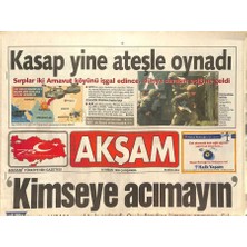 Akşam Gazetesi 14 Nisan 1999 - Michael Jackson Tanınmaz Halde, Gs ve Bjk Türkiye Kupasında, Zeyna Lucy Lawless  GZ126308