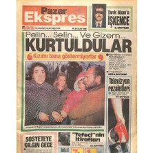 Gökçe Koleksiyon Hürriyet Gazetesi Pazar Ekspres Eki 28 Ocak 1990 - Nilüfere Teşekkür Çiçeği  GZ78220