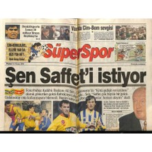 Gökçe Koleksiyon Hürriyet Gazetesi Süper Spor Eki 16 Nisan 1995 - Ali Şen Saffeti Istiyor  GZ78277