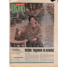 Cumhuriyet Gazetesi Dergi Eki 4 Şubat 1996 - 1979 Erovizyon Birincisi Maria Rita Epik , Siyah Beyaz - Ekranın Ince Kadını  GZ96646