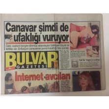 Gökçe Koleksiyon Bulvar Gazetesi 25 Ekim 1998 - Mine Avşar Beni Güldüren Çok Yaşar    GZ26851