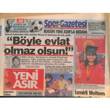 Gökçe Koleksiyon Yeni Asır Gazetesi 4 Eylül 1989 - Sabancıların Kızına Mobilya Kralının Oğlu - Devlet Patron Olursa Izmir Körfezi Kurtulur  GZ131927