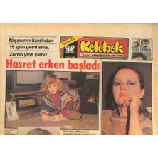 Hürriyet Gazetesi Kelebek Eki 11 Şubat 1982 - Nişanının Üzerinden 15 Gün Geçti Ama , Zerrin Özer Yine Yalnız... GZ126990