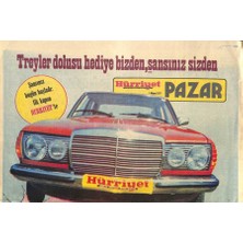Gökçe Koleksiyon Hürriyet Gazetesi Pazar Eki 1 Mayıs 1977 - Charlienin Melekleri Bizim Tvye Geliyor GZ92110