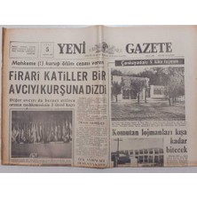 Yeni Gazete - 5 Eylül 1967 - Komutan Lojmanları Bitecek GZ111970