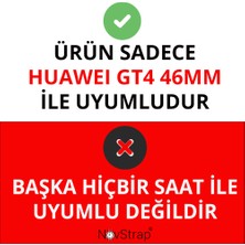 Novstrap Huawei Watch Gt4 46MM ile Uyumlu Ekran Koruyucu Temperli Cam Kasa Koruyucu Sayısal Kadranlı