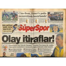 Gökçe Koleksiyon Hürriyet Gazetesi Süper Spor Eki 18 Mart 1995 - Tomislav Iviç ve Olay Itiraflar  GZ78200