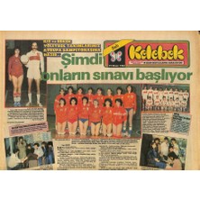 Hürriyet Gazetesi Kelebek Eki 19 Nisan 1983 - Türkiyenin En Uzun Sahil Şeridindeyiz  GZ127641