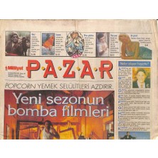 Milliyet Gazetesi Pazar Eki 10 Ağustos 1997 - Manken Gizem Özdilli Nereye Gidiyor ?  GZ92552