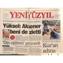Yeniyüzyıl Gazetesi 16 Ağustos 1997 - Can Erçetinle Çapkın Sohbet - Beyazıtta Yine 8 Yıl Şov !  GZ92580