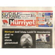 Hürriyet Gazetesi Bayram Eki 21 Nisan 1997 - Istenirse Lenini Kopyalarız  GZ116059