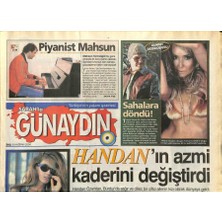 Sabah Gazetesi Günaydın Eki 8 Haziran 2004 - Handan Özarslanın Azmi Kaderini Değiştirdi   GZ97267
