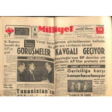 Milliyet Halk Gazetesi 26 Mart 1964 - Inönü , Trafik Kazası Atlattı - Iç Politikada Gelişmeler  GZ118363