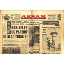 Gökçe Koleksiyon Akşam Gazetesi - 17 Ekim 1965 -  Ürgüplü Rum Iddialarına Cevap Verdi   GZ99924