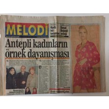 Hürriyet Gazetesi Melodi Eki 19 Ocak 1995  -  Antepli Kadınların Örnek Dayanışması   GZ26460