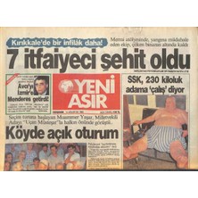 Yeni Asır Gazetesi 14 Ağustos 1986 - Güneydoğuda Büyük Operasyon - Nükhet Duru , Latife Çalım Attı  GZ131828