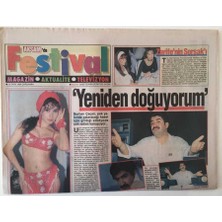 Akşam Gazetesi Festival Eki 12 Ekim 1994 - Burhan Çaçan  Kaseti Için Iddialı Konuştu Yeniden Doğuyorum GZ20486