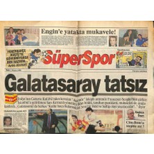 Gökçe Koleksiyon Hürriyet Gazetesi Süper Spor Eki 2 Mayıs 1995 - Galatasaray Tatsız  GZ78166