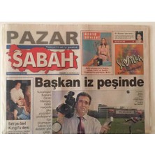 Sabah Gazetesi  Pazar Eki 10 Haziran 2001 - Tuncelinin Sherlock U Tuncelispor Başkanı  Özcan Mengeş  GZ26488