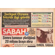 Sabah Gazetesi 19 Ocak 1986 - Türkan Şorayların , Fatma Giriklerin Devri Bitti - Türk Müziği Sanatçısı Yeşim Nur Da Basıldı  GZ127688