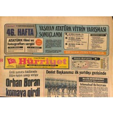 Hürriyet Gazetesi 23 Kasım 1981 - Arif Şentürk Kendi Evini Kendi Yapıyor - Evren Pakistanda Coşkuyla Karşılandı GZ127874