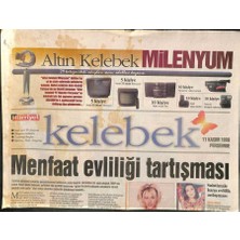 Hürriyet Gazetesi Kelebek Eki 11 Kasım 1999 - Menfaat Evliliği Tartışması  GZ113369