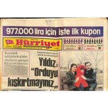 Hürriyet Gazetesi 6 Şubat 1977 - Demirel Boğaza Döşenecek Boru Hattının Temelini Attı  GZ116201