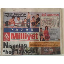 Milliyet  Gazetesi Pazar Eki 18 Ağustos 2002 - Sinan Çetin Ile Söyleşi  Benim Gibi Bir Korsan Eve Bağlanmamalı   GZ22253