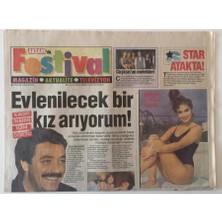 Akşam Gazetesi Festival Eki 18 Eylül 1994  - Kadir Inanır Içini Döktü  Evlenilecek Bir Kız Arıyorum   GZ22261