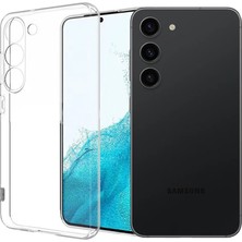 FitCase Samsung Galaxy S23 Fe Kılıf Kamera Korumalı Silikon Şeffaf Arka Kapak