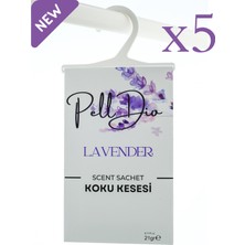 PellDio Home 5'li Lavender Dolap Kokusu Ayakkabılık ve Çekmece Kokusu Kesesi