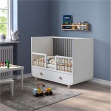 IKEA Myllra Beyaz Bebek Karyolası 60X120