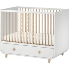 IKEA Myllra Beyaz Bebek Karyolası 60X120