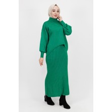 By Coolest Butik 1034 Triko Kumaş Içlikli Elbise