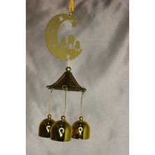 Rahan Deprem Zili Çanı Rüzgar Çanı Zili Feng Shui Yin Yang Ay Dede