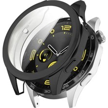 Nanospace Huawei Watch Gt4 46MM Uyumlu Kasa ve Ekran Koruyucu 360 Tam Koruma Silikon Kılıf