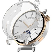 Nanospace Huawei Watch Gt4 41MM Ile Uyumlu Kasa ve Ekran Koruyucu 360 Tam Koruma Silikon Kılıf