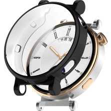 Nanospace Huawei Watch Gt4 41MM Ile Uyumlu Kasa ve Ekran Koruyucu 360 Tam Koruma Silikon Kılıf