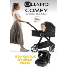 Comfy Luxury Süspansiyonlu Travel Sistem Bebek Arabası Oto Koltuklu Taşıma Puset