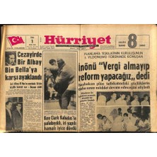 Gökçe Koleksiyon Hürriyet Gazetesi 1 Ekim 1963 - Keban Barajını Almanlar Yapıyor  GZ81775
