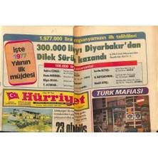 Gökçe Koleksiyon Hürriyet Gazetesi 13 Mart 1977 - 23 Otobüs Yolcusu Yanarak Can Verdi  GZ81930