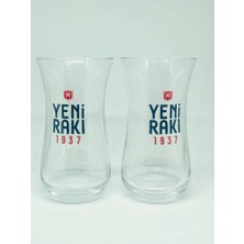 Poyraz Koleksiyon Yeni Rakı 1937 Formunda 2 Adet Rakı Çay Bardağı